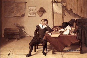研究中の学生 オランダ・バロック ヤン・ダヴィッツ・デ・ヘーム Oil Paintings
